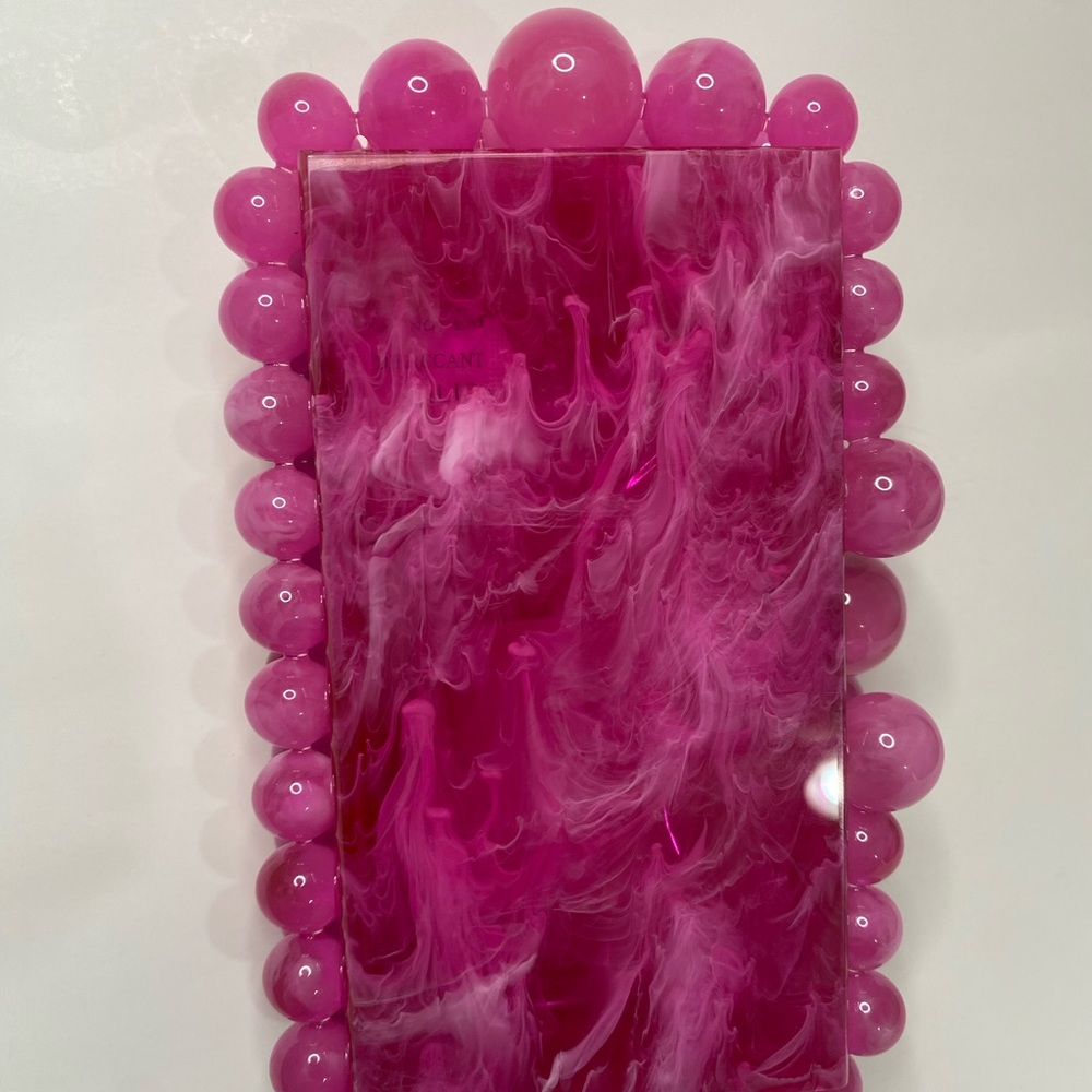 Acrylic colorful clutch